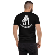 Load image into Gallery viewer, ΜΟΛΩΝ ΛΑΒΕ  Fitted  Pit Bull T Shirt.
